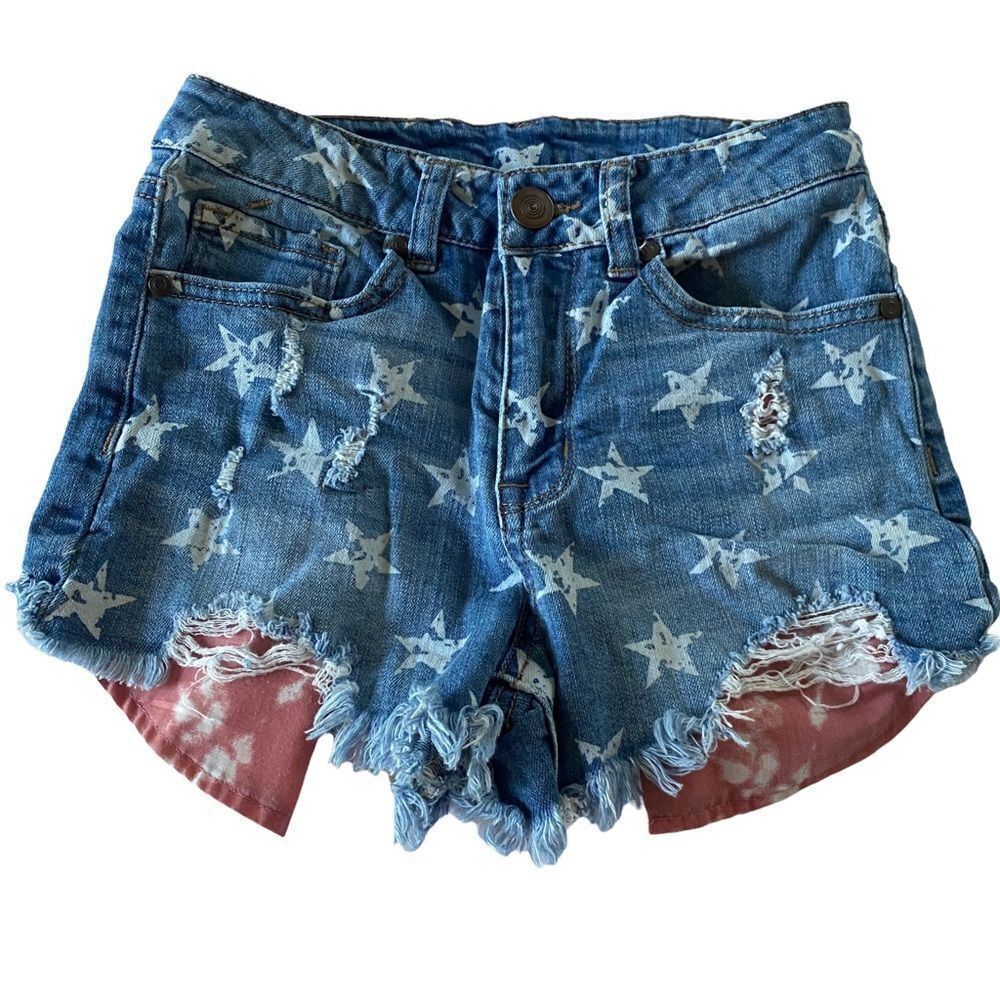 NoBo Denim Star Shorts Sz 1